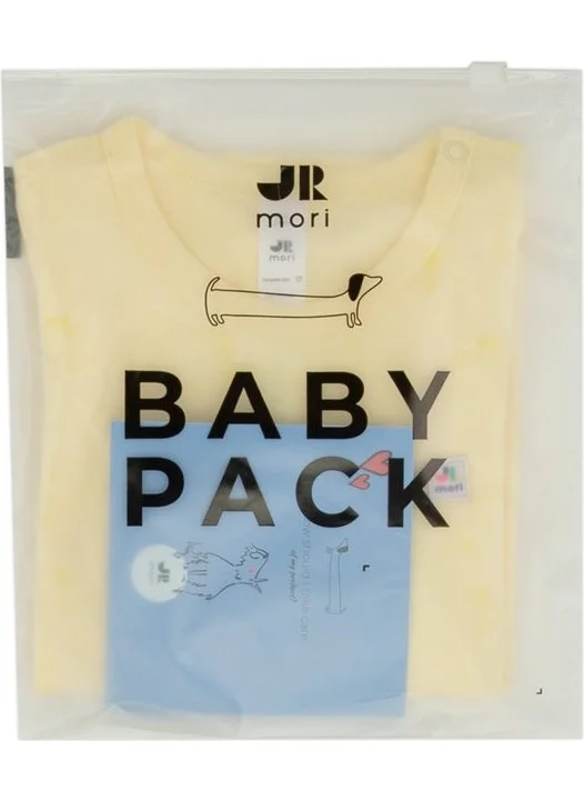 Jrmori Mr.j&ms.r Printed Long Sleeve Bodysuit with Shoulder Snaps