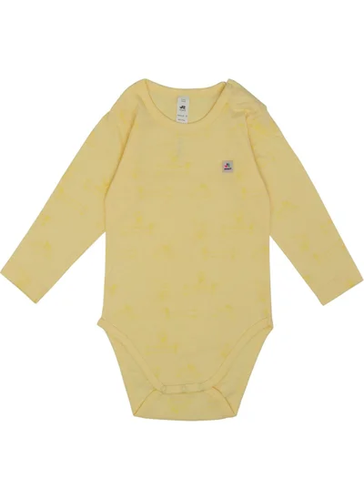 Jrmori Mr.j&ms.r Printed Long Sleeve Bodysuit with Shoulder Snaps