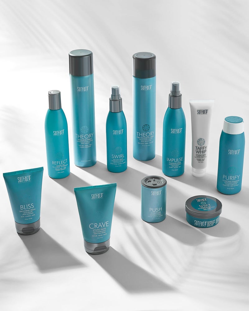 SURFACE Hair Theory Finishing Spray, Medium Hold Flexible Styling Hairspray - Thermal Protection with Medium Shine - Lasting Control, 12 Oz (Packaging may vary) - Image 4