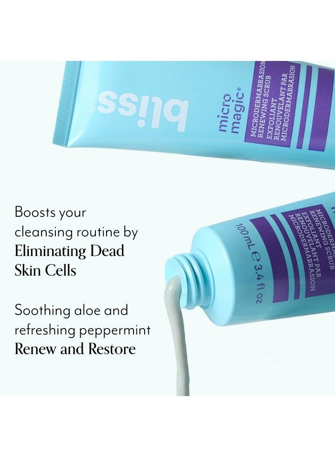 بليس مايكرو ماجيك | مقشر تقشير دقيق لتجديد البشرة | مُستلهم من المنتجع الصحي | يُشد المسام ويُضفي إشراقة على البشرة | خالٍ من البارابين والقسوة | 3.4 أونصة سائلة - Image 4