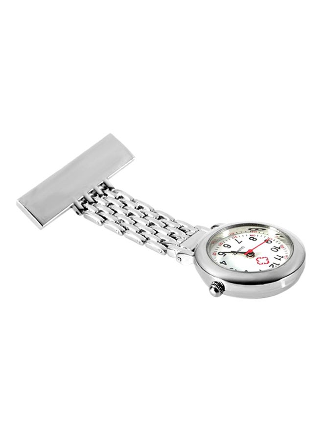 ليشب ساعة جيب بعقارب مصنوعة من إستانلس إستيل تشبه ساعة الممرضات طراز TG01200 - Image 3