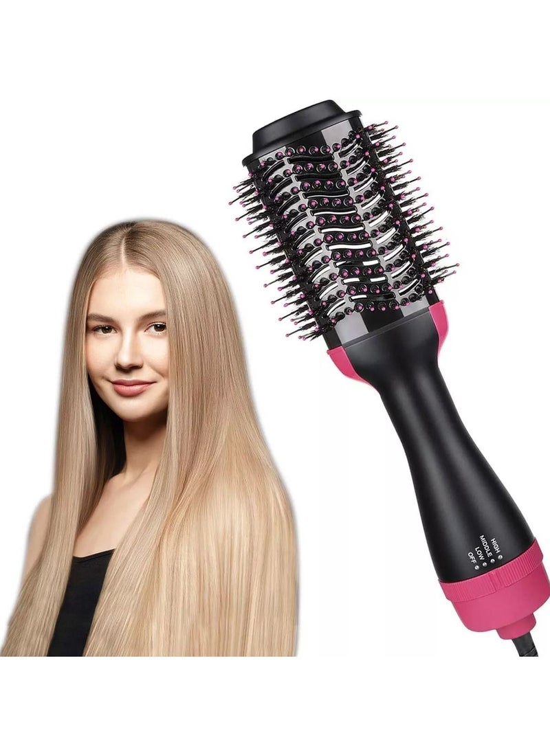 One Step - One Step Hair Dryer & Volumizer,Hot Air Brush, Blow Dryer Brush, Ceramic Electric Blow Dryer Styler Straightener, 3 in1 Styling Oval Comb, Negative Hair Straightener Brush - Image 1