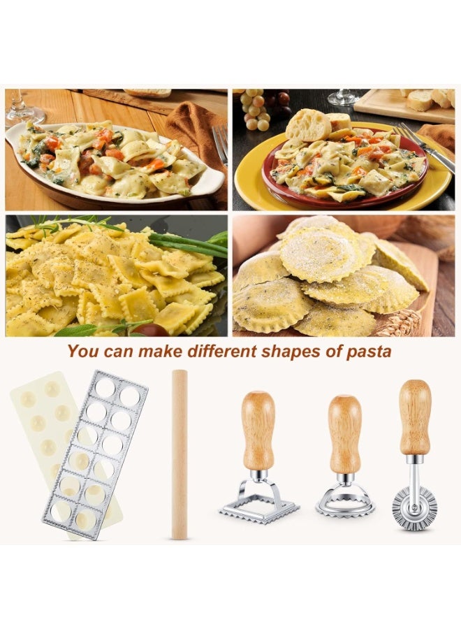 سوفام 6 مجموعات من قوالب الزلابية، و 12 فتحة من صنع الزلابية، ومصنعي الزلابية، و 12 فتحة، وصانع الزلابية، وطوابع من صنع المعكرونة للطوابع المصنوعة من أدوات صنع المعكرونة للفطائر الزلابية - Image 5