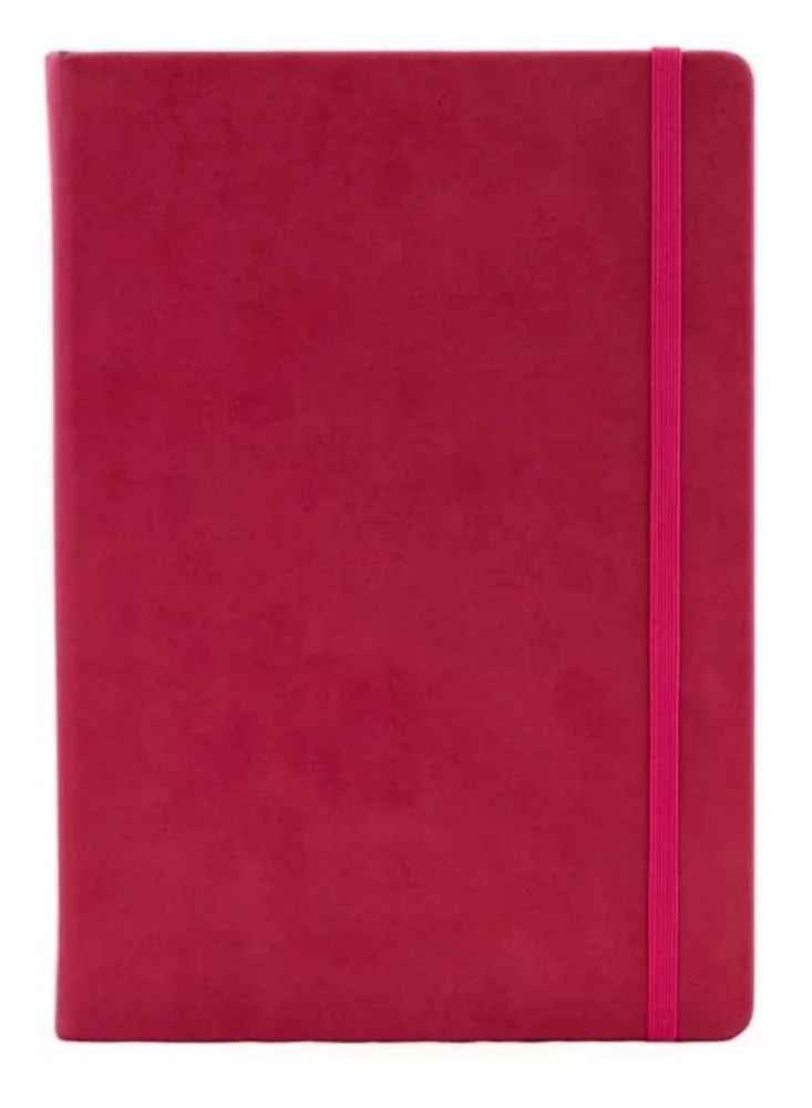 Collins Collins Legacy Feint Ruled Notebook A5 Dark Pink