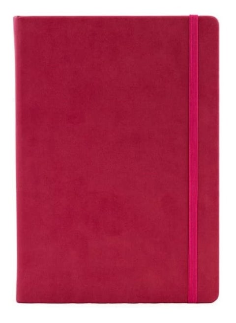 Collins Legacy Feint Ruled Notebook A5 Dark Pink