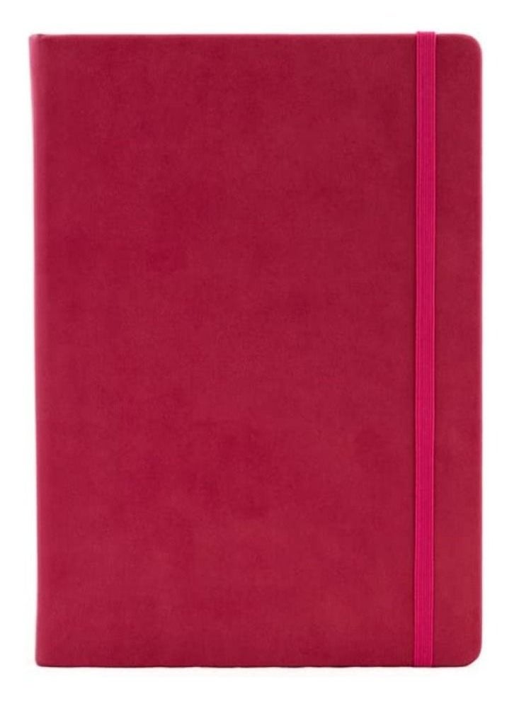 Collins Legacy Feint Ruled Notebook A5 Dark Pink
