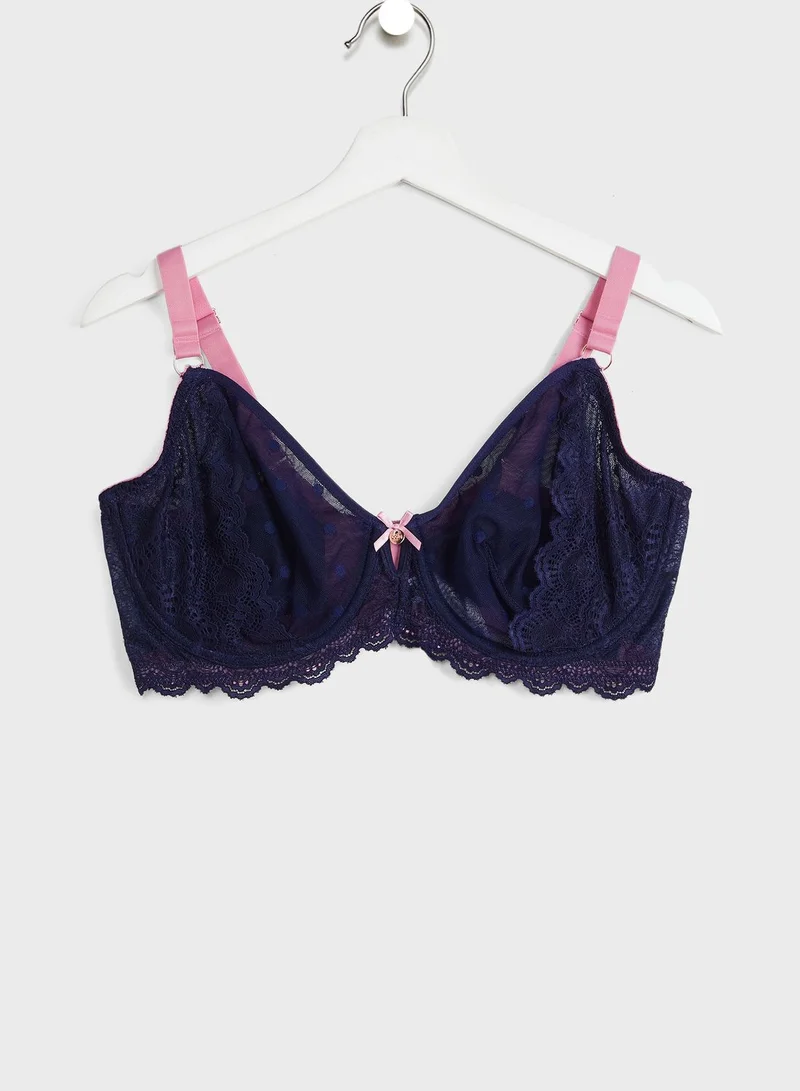 Oola Mesh Underwire Bra