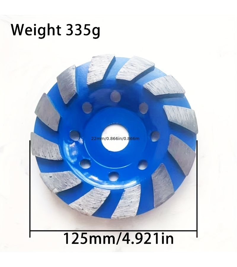 A 4 Inch Diamond Grinding Wheel 100mm 3.94in 1 Piece for Concrete Marble Cement Stone and Mixed Materials - Image 3