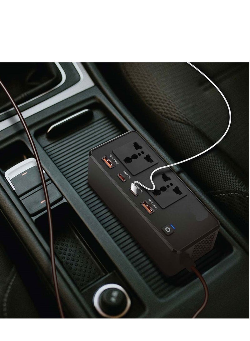 Generic Power Inverter Car Adapter 200W – 12V to 220V  - Image 2