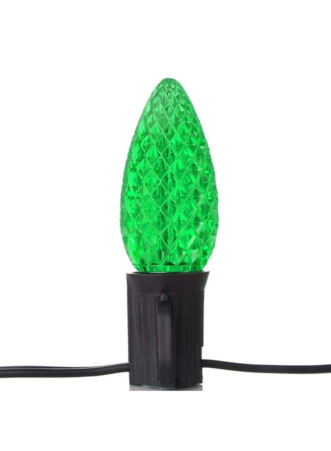 Brightown 50 Pack C9 LED Replacement Christmas Light Bulb, C9 Shatterproof LED Bulb for Christmas String Light, E17 Intermediate Base, Commercial Grade Dimmable Bulbs, Green - Image 2
