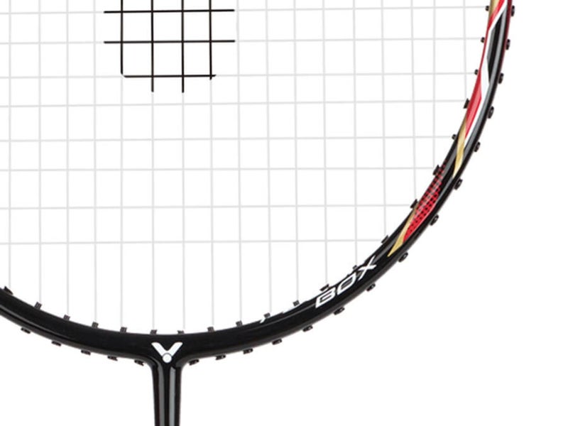 VICTOR Challenger Series CHA-9500-D-4U Strung Badminton Racket | String Tension up to 24 lbs | Graphite Combined with Resin 6.8 Shaft Technology - Red - Image 4