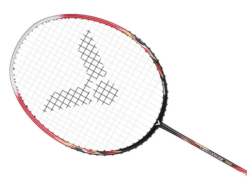 VICTOR Challenger Series CHA-9500-D-4U Strung Badminton Racket | String Tension up to 24 lbs | Graphite Combined with Resin 6.8 Shaft Technology - Red - Image 2