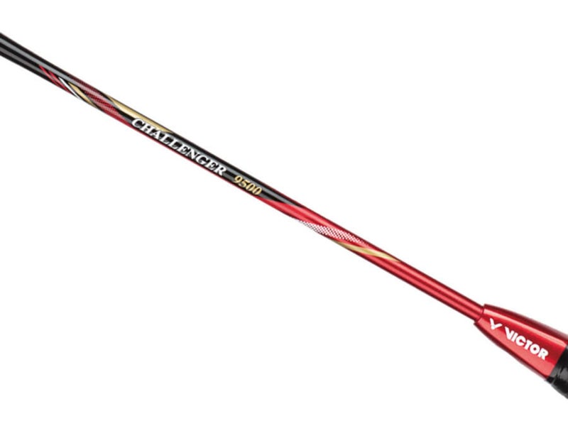 VICTOR Challenger Series CHA-9500-D-4U Strung Badminton Racket | String Tension up to 24 lbs | Graphite Combined with Resin 6.8 Shaft Technology - Red - Image 5