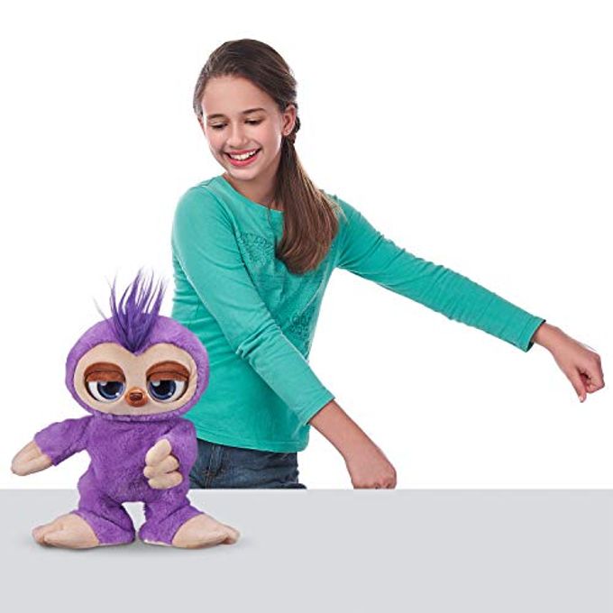Pets Alive Fifi the Flossing Sloth Purple 11" Interactive Animal Dancing Robotic Plush Toy with 3 Songs, Floss Dance, Adorable Gift, Party Plush Toy Kids Ages 3+ - Image 3
