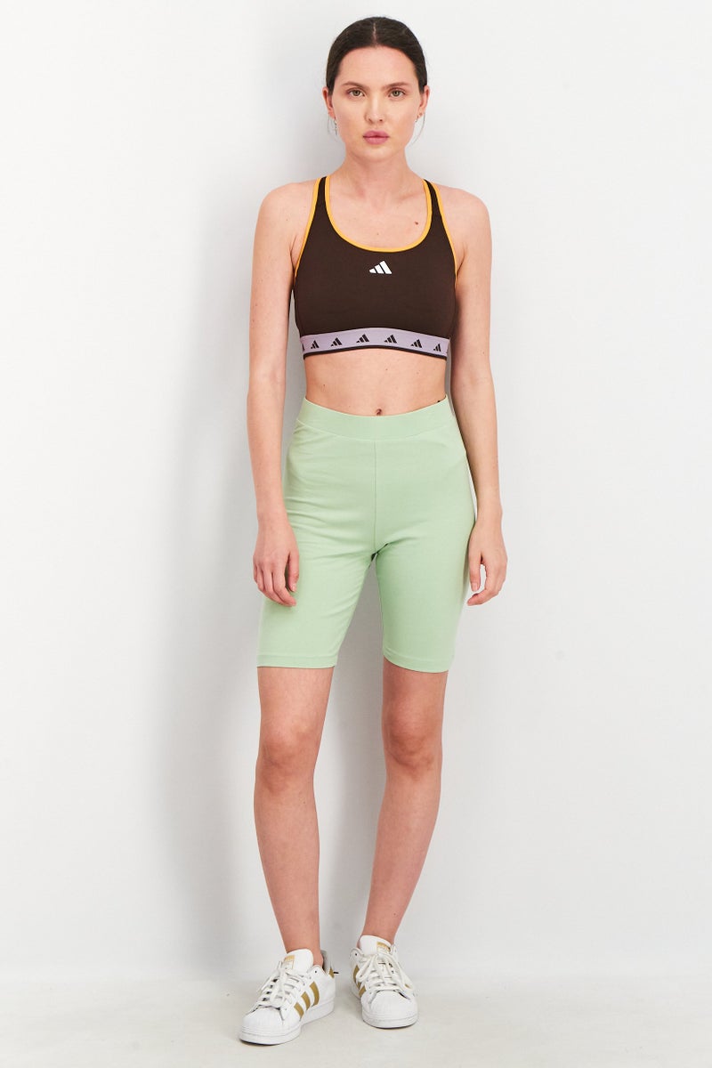 Adidas Women Padded Sports Bra, Brown - Image 3