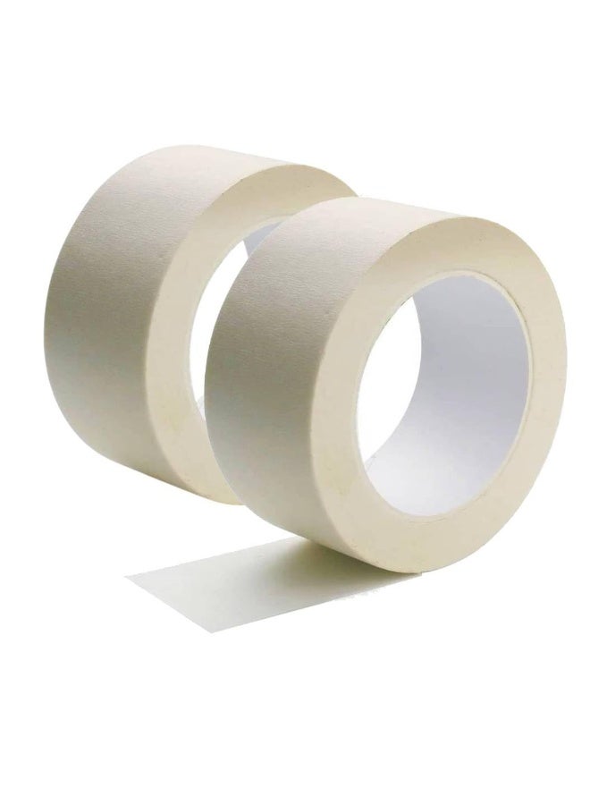 MOMENT 2 Rolls Masking Tape 2 Inches X 20 Yards | Strong Adhesive Tape For Painting, Decorating, Diy Home, Office, School Stationery, Arts, Diy Crafts - Image 1