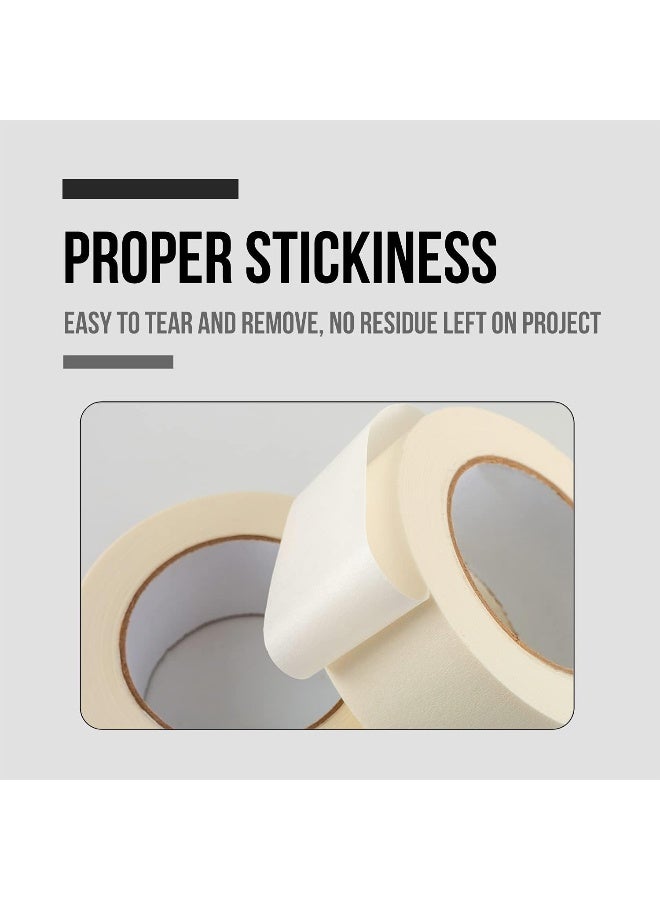 MOMENT 2 Rolls Masking Tape 2 Inches X 20 Yards | Strong Adhesive Tape For Painting, Decorating, Diy Home, Office, School Stationery, Arts, Diy Crafts - Image 5