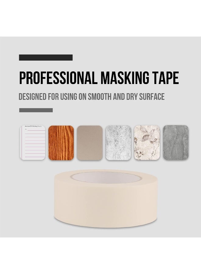 MOMENT 2 Rolls Masking Tape 2 Inches X 20 Yards | Strong Adhesive Tape For Painting, Decorating, Diy Home, Office, School Stationery, Arts, Diy Crafts - Image 2