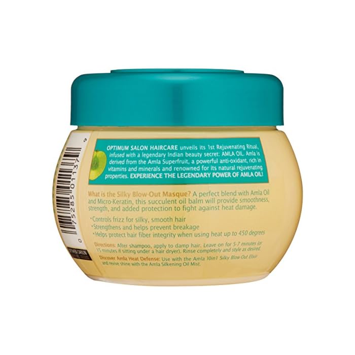 SOFT SHEEN SoftSheen-Carson Optimum Salon Haircare Amla Legend Silky Blow-Out Masque, 9 oz - Image 3