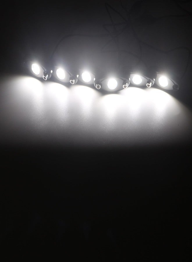 LY8 12 Pods White LED Rock Lights Neon Underglow Light for Car Truck ATV SUV Under Body Glow Light Trail Fender Lighting - Image 5
