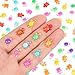 Yonseng 200pcs Mini Resin Turtles Luminous Tiny Turtle for Crafts Dollhouse Miniatures Mini Resin Things Animals for Fairy Garden Micro Landscaping Decoration Home Decor 10 Colors04 05inch - Image 3