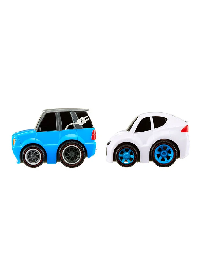 little tikes My First Cars Crazy Fast Cars 2-Pack Electro Riders EV Electric Vehicle Themed Pullback Toy Car Vehicle Goes up to 50 Ft