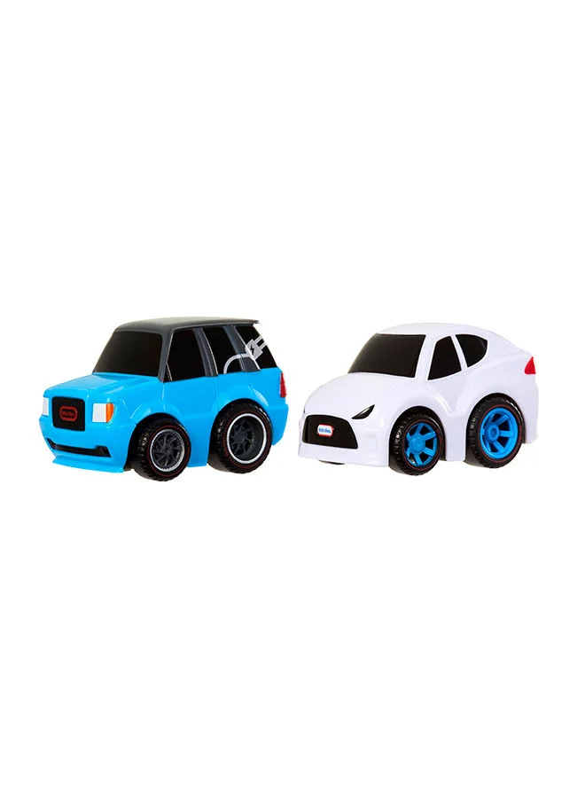 little tikes My First Cars Crazy Fast Cars 2-Pack Electro Riders EV Electric Vehicle Themed Pullback Toy Car Vehicle Goes up to 50 Ft