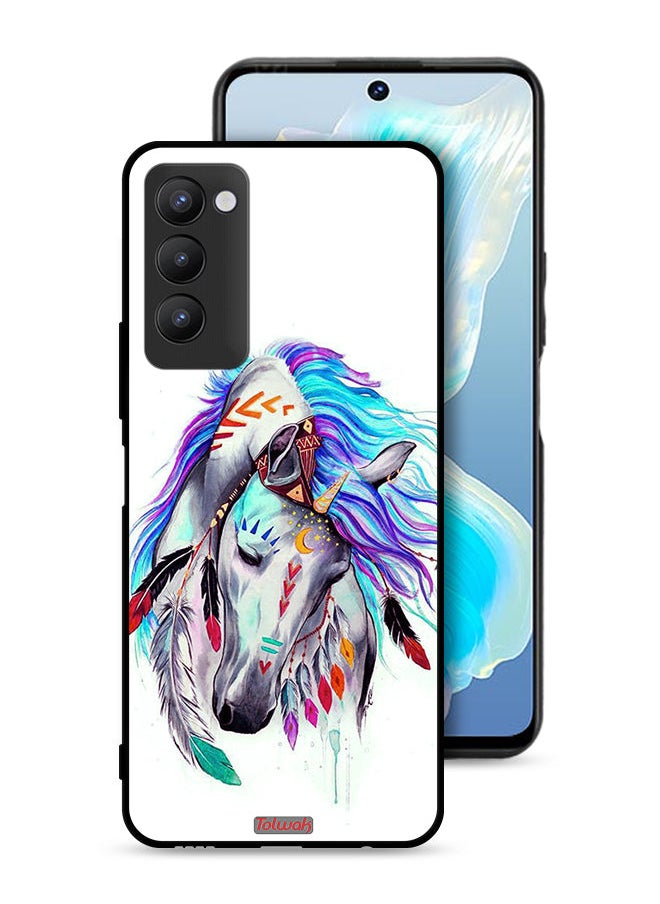 Tolwak Tecno Camon 18 Protective Case Cover Horse  - Image 1