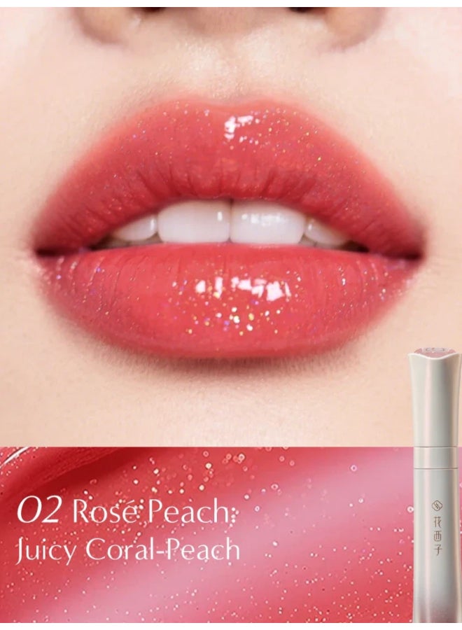 Florasis Celestial Luster Lip Gloss | 02 Rosé Peach | 3.5 grams - Image 3