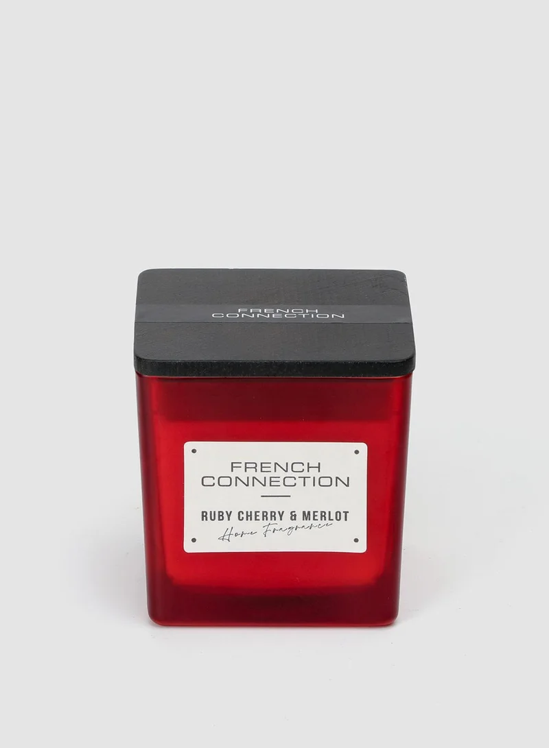 French Connection Square Range Cherry & Merlot Candle 200G