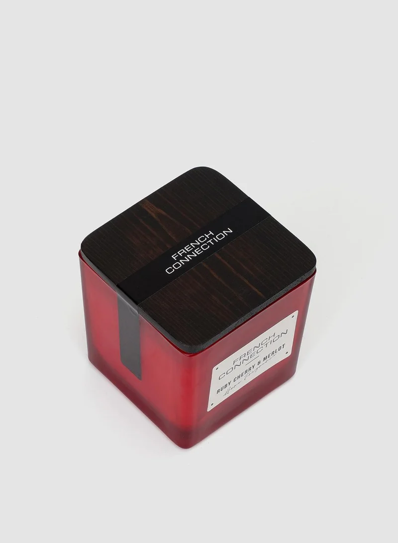 French Connection Square Range Cherry & Merlot Candle 200G