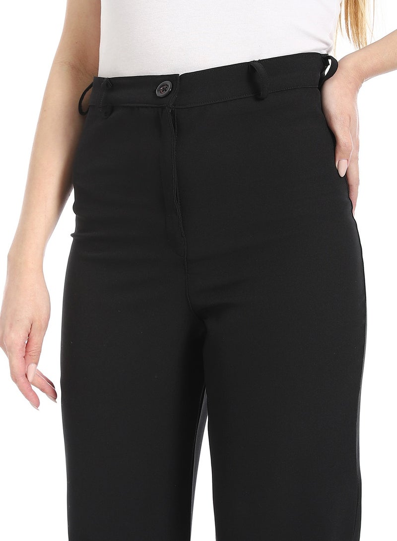 Andora High-Waist Tailored Trousers_Black - Image 4