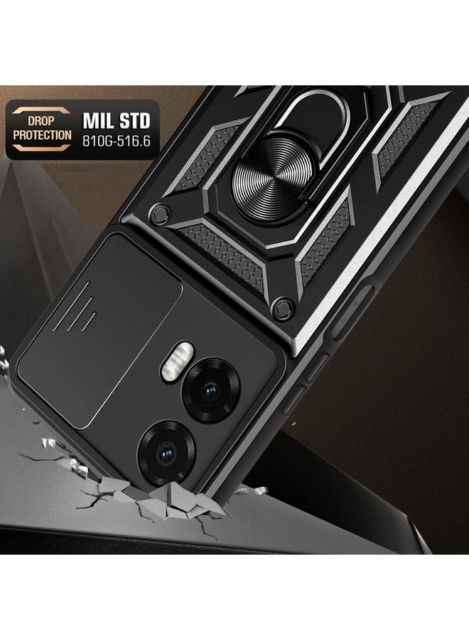 S-TOP Case For Motorola Moto G35 5G Global Sliding Camera Cover Design TPU Hybrid PC Phone Case - Image 5