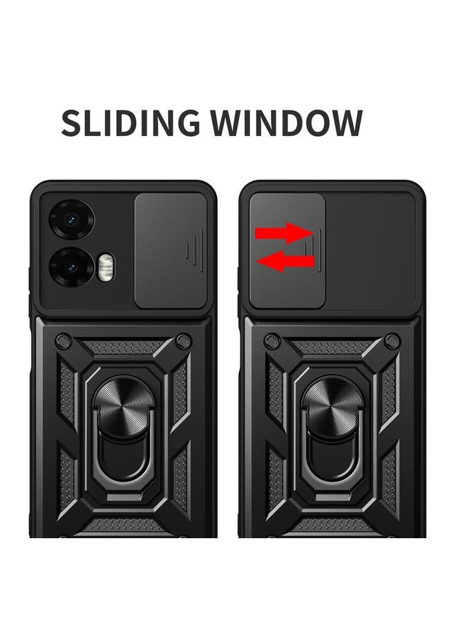 S-TOP Case For Motorola Moto G35 5G Global Sliding Camera Cover Design TPU Hybrid PC Phone Case - Image 4