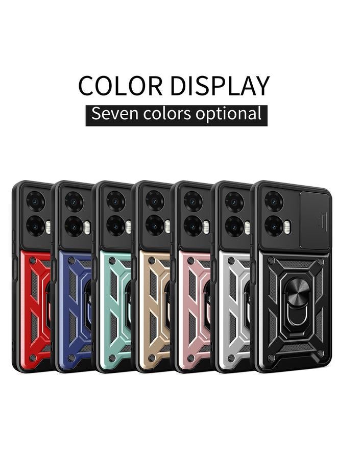 S-TOP Case For Motorola Moto G35 5G Global Sliding Camera Cover Design TPU Hybrid PC Phone Case - Image 2