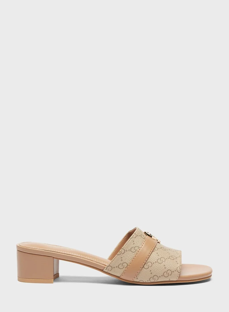 Celeste Single Strap Low Heel Sandals