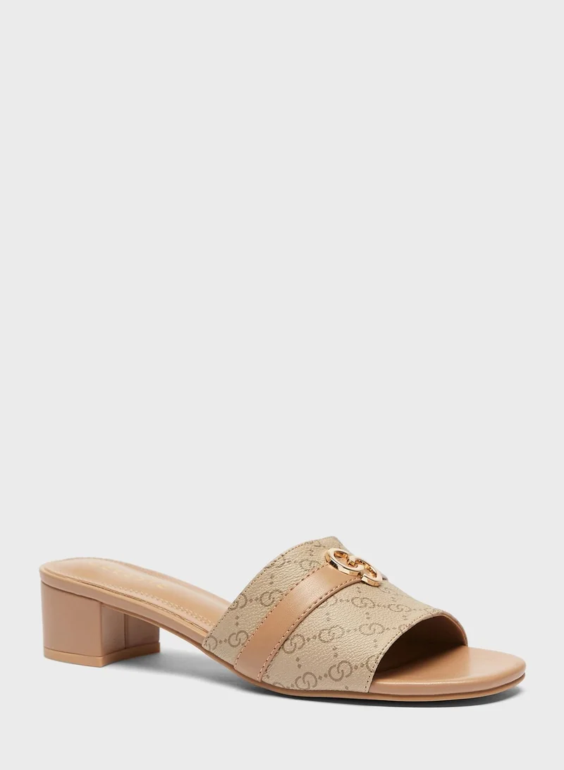Celeste Single Strap Low Heel Sandals
