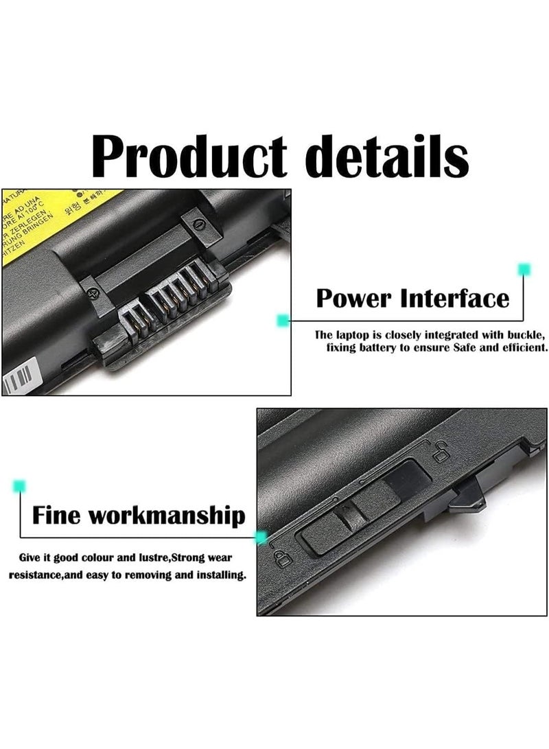 Terabyte بطارية 42T4751 بديل لبطارية لينوفو ثينك باد L410 L412 L420 L421 L510 L520 SL410 SL510 T410 T420 T510 T510i T520 W510 W520 42T4751 91 42 T4753 42T4755 57Y4186 [10.8 فولت / 71 واط ساعي] - Image 4