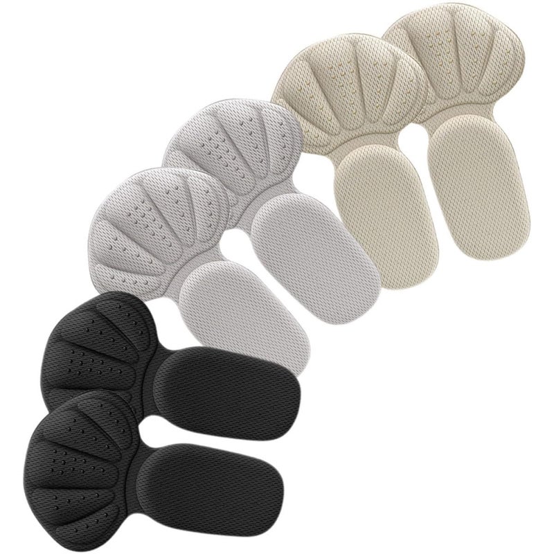 3 Pairs Anti Slip Gel Heel Cushions Self Adhesive Foot Protector For Men And Women - Image 2