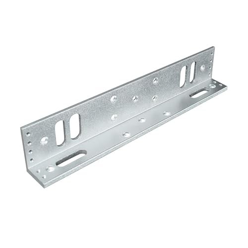 Team Office L Bracket for 600 LBS EM Lock – Aluminum Mounting Bracket for Electromagnetic Door Lock, Compatible with Access Control Systems - Image 1