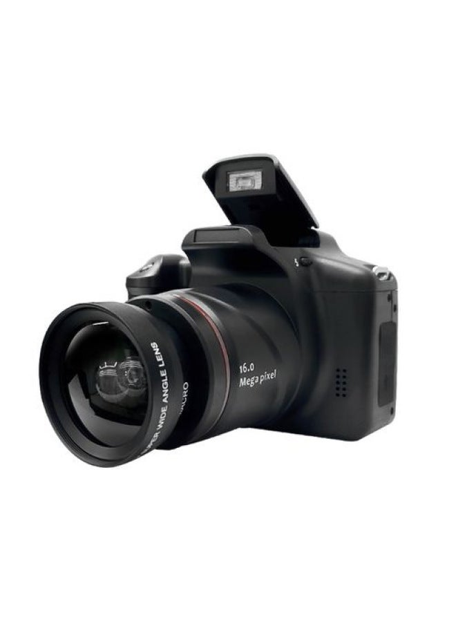 Generic Affordable 1600 Million Pixel High Definition Digital Camera Compact Single Reflex Xh05s For Home Use-Body Color:Standard Black English Version + Wide Angle Lens  - Image 2