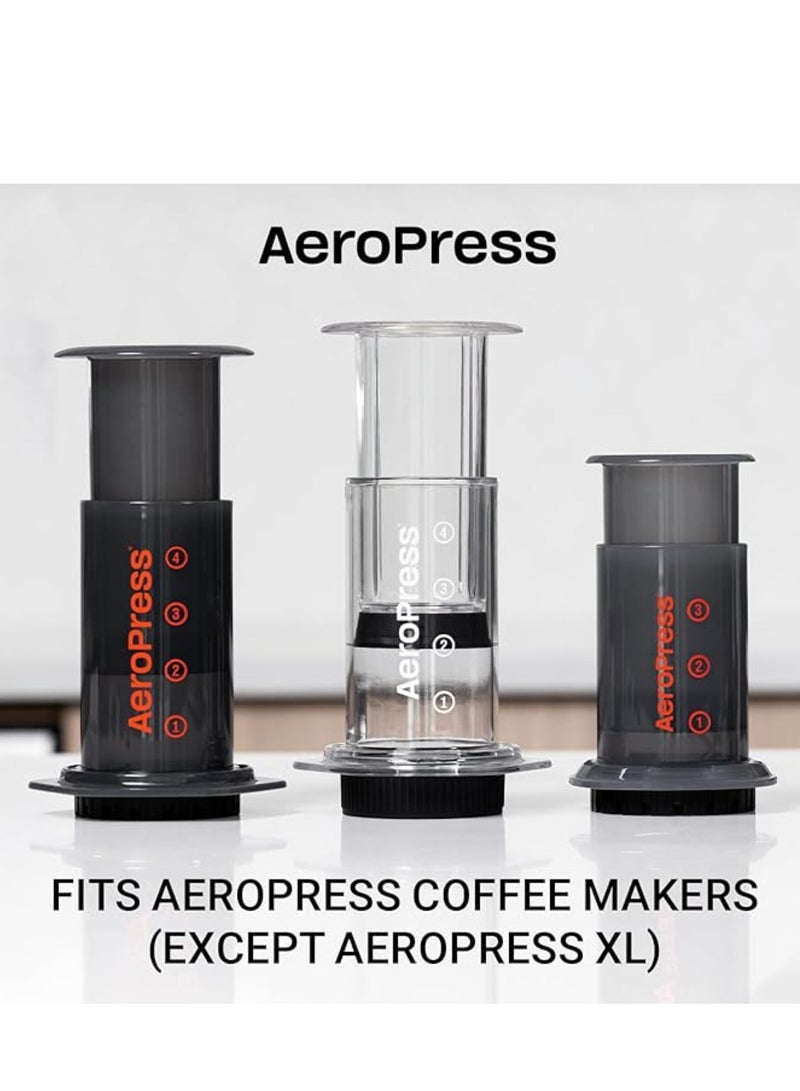 ايروبريس مرشحات دقيقة بديلة، مناسبة لآلات صنع القهوة AeroPress الأصلية والشفافة وGO، 10 عبوات (3500 قطعة)  - Image 4