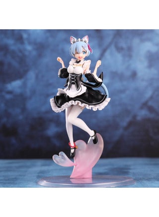 Re's Life In A World From Scratch Rem's Hand-held Cat Ear Maid Second-dimensional Rem Animation Decoration Moulds-Color:Cat-eared Rem 24cm (boxed) - pzsku/ZB258826A89F348C9EDC5Z/45/1745998809/88cf8498-e67f-48d7-8dcd-083dcf9916dc