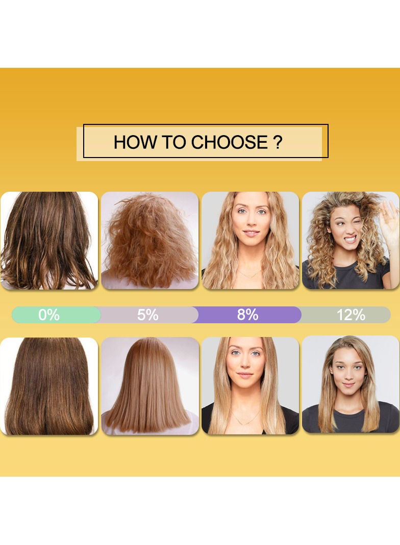 PURC Keratin Hair Straightening Smoothing Treatment For Curly Frizzy Hair Straighten Hair And Repair Hair 5% - Image 4