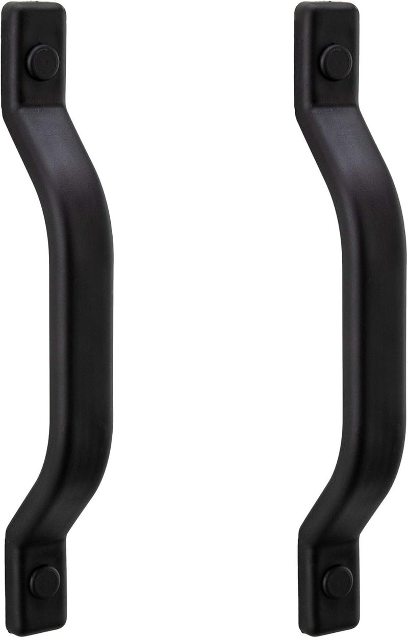 RecPro RV Grab Assist Handle | 9 1/2 Inches | Black or White | Exterior Assist Handle (2 Handles, Black) - Image 1