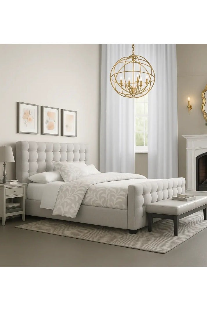 Leander Solid Single Bed(90x200)