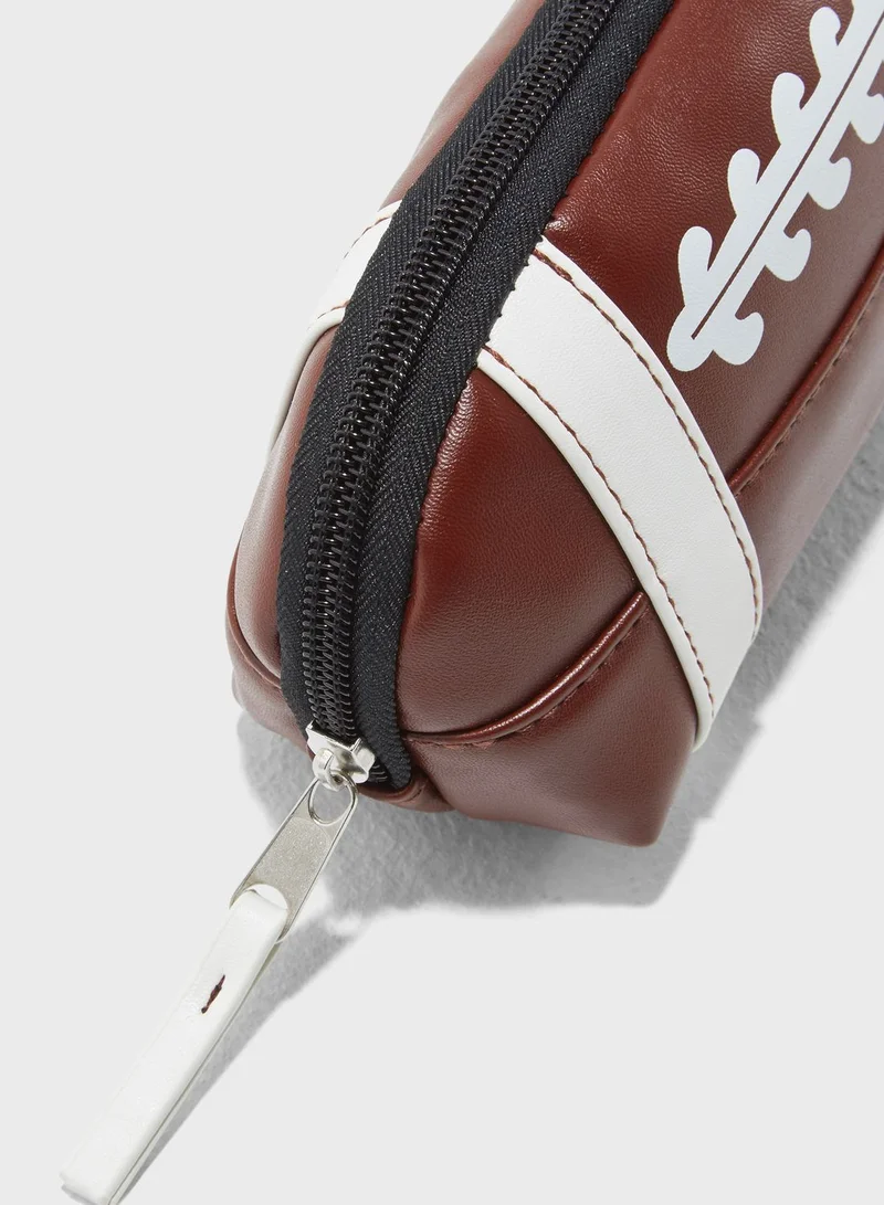 Mango Man Kids Rugby Ball Pencil Case