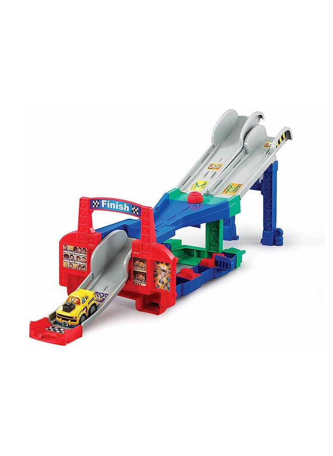 vtech - Toot Drivers 4-In-1 Raceway, Toy Car Racing Track For Boys And Girls, Car Tracks For Kids With Lights And Sounds - Image 1