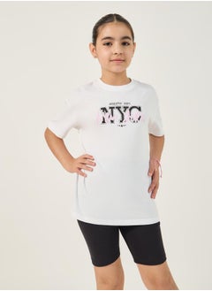 Styli Regular Fit Round Neck T-Shirt and Shorts Set  - Image 3
