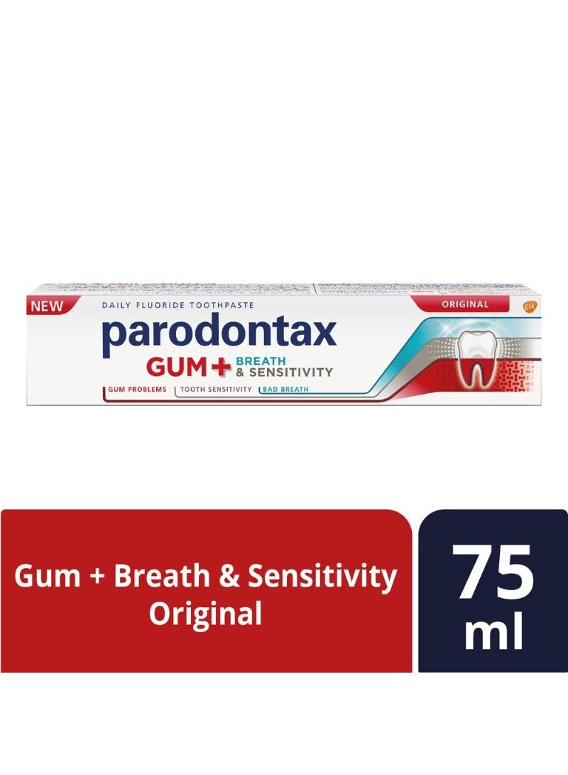 Parodontax Gum Plus Breath And Sensitivity Toothpaste - Image 2